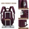 imageLOVEVOOK Laptop Backpack for Women Men 156 Inch Laptop Bag with USB Port Fashion Waterproof Backpacks Teacher Nurse Stylish Travel Bags Vintage Daypacks Bookbag for College School WorkWine Red