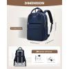 imageLOVEVOOK Laptop Backpack for Women Men 156 Inch Laptop Bag with USB Port Fashion Waterproof Backpacks Teacher Nurse Stylish Travel Bags Vintage Daypacks Bookbag for College School WorkNavy