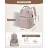 imageLOVEVOOK Laptop Backpack for Women Men 156 Inch Laptop Bag with USB Port Fashion Waterproof Backpacks Teacher Nurse Stylish Travel Bags Vintage Daypacks Bookbag for College School WorkNude