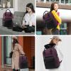 imageLOVEVOOK Laptop Backpack for Women Men 156 Inch Laptop Bag with USB Port Fashion Waterproof Backpacks Teacher Nurse Stylish Travel Bags Vintage Daypacks Bookbag for College School WorkBlack  Dark Purple