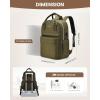 imageLOVEVOOK Laptop Backpack for Women Men 156 Inch Laptop Bag with USB Port Fashion Waterproof Backpacks Teacher Nurse Stylish Travel Bags Vintage Daypacks Bookbag for College School WorkArmy Green