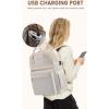 imageLOVEVOOK Laptop Backpack for Women Men 156 Inch Laptop Bag with USB Port Fashion Waterproof Backpacks Teacher Nurse Stylish Travel Bags Vintage Daypacks Bookbag for College School WorkBeige