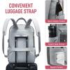 imageLOVEVOOK Laptop Backpack for Women Men 156 Inch Laptop Bag with USB Port Fashion Waterproof Backpacks Teacher Nurse Stylish Travel Bags Vintage Daypacks Bookbag for College School WorkDark Grey  Light Grey