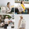 imageLOVEVOOK Laptop Backpack for Women Men 156 Inch Laptop Bag with USB Port Fashion Waterproof Backpacks Teacher Nurse Stylish Travel Bags Vintage Daypacks Bookbag for College School WorkNude  Pinkish Beige
