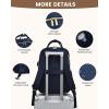 imageLOVEVOOK Laptop Backpack for Women Men 156 Inch Laptop Bag with USB Port Fashion Waterproof Backpacks Teacher Nurse Stylish Travel Bags Vintage Daypacks Bookbag for College School WorkNavy