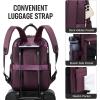 imageLOVEVOOK Laptop Backpack for Women Men 156 Inch Laptop Bag with USB Port Fashion Waterproof Backpacks Teacher Nurse Stylish Travel Bags Vintage Daypacks Bookbag for College School WorkBlack  Dark Purple