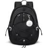 imageLOVEVOOK School Backpack for Teen Girls Waterproof Student Backpack Purse Cute Kid Bookbag with Chest Strap Back to School Backpacks Fit 156 Inch Laptop College Travel Back Pack Casual DaypackBlack
