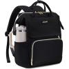 imageLOVEVOOK Laptop Backpack for Women with Giant Tumbler Holder Pocket 156 inch Travel Work Backpack Purse for Nurse Teacher Waterproof School Bag College Bookbag Cute Casual Daypack for GirlsBlack