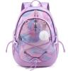 imageLOVEVOOK School Backpack for Teen Girls Waterproof Student Backpack Purse Cute Kid Bookbag with Chest Strap Back to School Backpacks Fit 156 Inch Laptop College Travel Back Pack Casual DaypackPurple