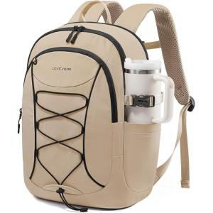 imageLOVEVOOK Laptop Backpack for Women with Pouch Pocket for Large Capacity Cup156 Inch Work Computer Laptop Bag College Teacher Backpack PurseLightweight Travel Hiking Overnight BagWhiteBean GreenKhaki