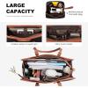 imageLOVEVOOK 156inch Canvas Laptop Tote with Clutch for Women  Lightweight Large Capacity for Work Travel SchoolBlackbrown