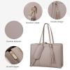 imageLOVEVOOK 156inch Canvas Laptop Tote with Clutch for Women  Lightweight Large Capacity for Work Travel SchoolCinnamon