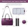 imageLOVEVOOK Diaper Bag Tote with Pacifier Case and Changing Pad Large Capacity Mommy Bag for Hospital and Weekender Travel Functional Baby Bag Newborn Baby Essential PinkPurple