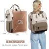 imageLOVEVOOK Laptop Backpack for Women 156 Inch Work Business Backpacks Purse With Large Capacity Waterproof Nurse Bag College Bookbag for School Waterproof Casual Daypack for TravelWhitekhaki