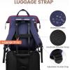 imageLOVEVOOK Laptop Backpack for Women 156 Inch Work Business Backpacks Purse With Large Capacity Waterproof Nurse Bag College Bookbag for School Waterproof Casual Daypack for TravelPurpleblueblack