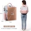 imageLOVEVOOK Laptop Backpack for Women 156 Inch Work Business Backpacks Purse With Large Capacity Waterproof Nurse Bag College Bookbag for School Waterproof Casual Daypack for TravelPinkgrey