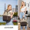 imageLOVEVOOK Laptop Backpack for Women 156 Inch Work Business Backpacks Purse With Large Capacity Waterproof Nurse Bag College Bookbag for School Waterproof Casual Daypack for TravelApricotcoffee