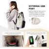 imageLOVEVOOK Laptop Backpack for Women 156 Inch Work Laptop Bag with USB Port Fashion Teacher Nurse Backpack Purse Waterproof Travel Computer Backpack with Organizer Bag 2PCS BeigeKhakiBeige  Black  B