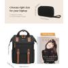 imageLOVEVOOK Laptop Backpack for Women Teacher Bag Work Backpack Purse Laptop Computer Back Pack Business Travel Backpack Nursing College School Bookbag 156 Inch BlackBeigeBrown1 Blackbrown
