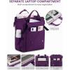 imageLOVEVOOK Laptop Backpack for Women Teacher Bag Work Backpack Purse Laptop Computer Back Pack Business Travel Backpack Nursing College School Bookbag 156 Inch BlackBeigeBrownDark Purpleblack