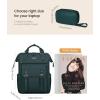 imageLOVEVOOK Laptop Backpack for Women Teacher Bag Work Backpack Purse Laptop Computer Back Pack Business Travel Backpack Nursing College School Bookbag 156 Inch BlackBeigeBrownDark Greendark Green