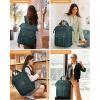imageLOVEVOOK Laptop Backpack for Women Teacher Bag Work Backpack Purse Laptop Computer Back Pack Business Travel Backpack Nursing College School Bookbag 156 Inch BlackBeigeBrownDark Greendark Green