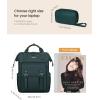 imageLOVEVOOK Laptop Backpack for Women Teacher Bag Work Backpack Purse Laptop Computer Back Pack Business Travel Backpack Nursing College School Bookbag 156 Inch BlackBeigeBrownDark Greendark Green