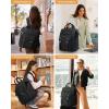 imageLOVEVOOK Laptop Backpack for Women Teacher Bag Work Backpack Purse Laptop Computer Back Pack Business Travel Backpack Nursing College School Bookbag 156 Inch BlackBeigeBrown1 Blackblack