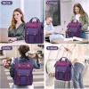 imageLOVEVOOK Laptop Backpack for Women Teacher Bag Work Backpack Purse Laptop Computer Back Pack Business Travel Backpack Nursing College School Bookbag 156 Inch BlackBeigeBrownPurplepurplepurple