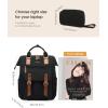 imageLOVEVOOK Laptop Backpack for Women Teacher Bag Work Backpack Purse Laptop Computer Back Pack Business Travel Backpack Nursing College School Bookbag 156 Inch BlackBeigeBrownBlackbrown Upgraded