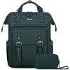 imageLOVEVOOK Laptop Backpack for Women Teacher Bag Work Backpack Purse Laptop Computer Back Pack Business Travel Backpack Nursing College School Bookbag 156 Inch BlackBeigeBrownDark Greendark Green