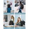 imageLOVEVOOK Laptop Backpack for Women Teacher Bag Work Backpack Purse Laptop Computer Back Pack Business Travel Backpack Nursing College School Bookbag 156 Inch BlackBeigeBrown1 Blackblack