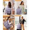 imageLOVEVOOK Laptop Backpack for Women Teacher Bag Work Backpack Purse Laptop Computer Back Pack Business Travel Backpack Nursing College School Bookbag 156 Inch BlackBeigeBrownPurplepurple