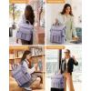 imageLOVEVOOK Laptop Backpack for Women Teacher Bag Work Backpack Purse Laptop Computer Back Pack Business Travel Backpack Nursing College School Bookbag 156 Inch BlackBeigeBrownPurplepurple