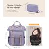imageLOVEVOOK Laptop Backpack for Women Teacher Bag Work Backpack Purse Laptop Computer Back Pack Business Travel Backpack Nursing College School Bookbag 156 Inch BlackBeigeBrownPurplepurple