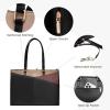 imageLOVEVOOK Laptop Tote Bag for Women 156 Inch Waterproof Leather Computer Bags Business Office Work Briefcase BlackBlackCoffeeLight Brown
