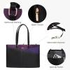 imageLOVEVOOK Laptop Tote Bag for Women 156 Inch Waterproof Leather Computer Bags Business Office Work Briefcase BlackBlackPurpleBlue
