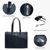 imageLOVEVOOK Laptop Tote Bag for Women 156 Inch Waterproof Leather Computer Bags Business Office Work Briefcase BlackBlueBluegreenSky Blue
