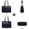 imageLOVEVOOK Laptop Tote Bag for Women 156 Inch Waterproof Leather Computer Bags Business Office Work Briefcase BlackBlueBluegreenSky Blue