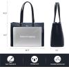 imageLOVEVOOK Laptop Tote Bag for Women 156 Inch Waterproof Leather Computer Bags Business Office Work Briefcase BlackBlueBluegreenSky Blue