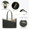 imageLOVEVOOK Laptop Tote Bag for Women 156 Inch Waterproof Leather Computer Bags Business Office Work Briefcase BlackDark GreenOlive GreenOff White
