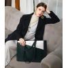 imageLOVEVOOK Laptop Tote Bag for Women 156 Inch Waterproof Leather Computer Bags Business Office Work Briefcase BlackGreenWhite