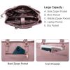 imageLOVEVOOK Laptop Tote Bag for Women 156 Inch Waterproof Leather Computer Bags Business Office Work Briefcase BlackLight Purple