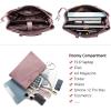 imageLOVEVOOK Laptop Tote Bag for Women 156 Inch Waterproof Leather Computer Bags Business Office Work Briefcase BlackLight Purple