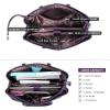 imageLOVEVOOK Laptop Tote Bag for Women 156 Inch Waterproof Leather Computer Bags Business Office Work Briefcase BlackMulberries Purple