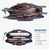 imageLOVEVOOK Laptop Tote Bag for Women 156 Inch Waterproof Leather Computer Bags Business Office Work Briefcase BlackNavy Blue