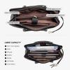 imageLOVEVOOK Laptop Tote Bag for Women 156 Inch Waterproof Leather Computer Bags Business Office Work Briefcase BlackVintage Black