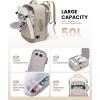 imageLOVEVOOK Large Travel Backpack for Women 50L Carry on Backpack Airplane ApprovedTSA Personal Item Travel Bag for Women fits 18quot LaptopWaterproof Carry on Bags for airplanes with 3 Packing Cubes