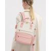 imageLOVEVOOK Mini Backpack for Women Small Backpacks Purse College Bookbag for School Fashion Bag for Travel Work Gift Lightweight Daypack BeigeBlackBrownBeigepink