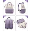 imageLOVEVOOK Mini Backpack for Women Small Backpacks Purse College Bookbag for School Fashion Bag for Travel Work Gift Lightweight Daypack BeigeBlackBrownBeigetaro Purple